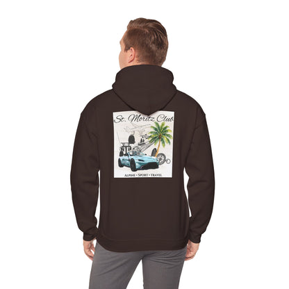 Vintage Travel Graphic Hooded Sweatshirt