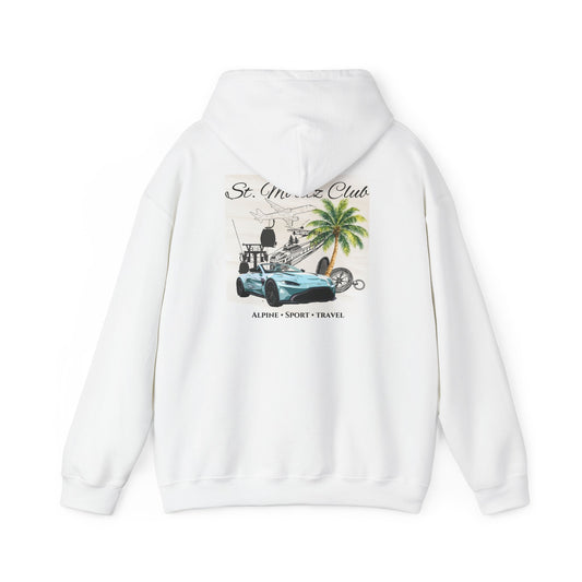 Vintage Travel Graphic Hooded Sweatshirt