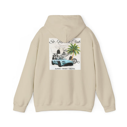 Vintage Travel Graphic Hooded Sweatshirt