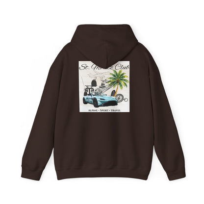 Vintage Travel Graphic Hooded Sweatshirt