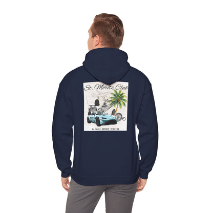 Vintage Travel Graphic Hooded Sweatshirt