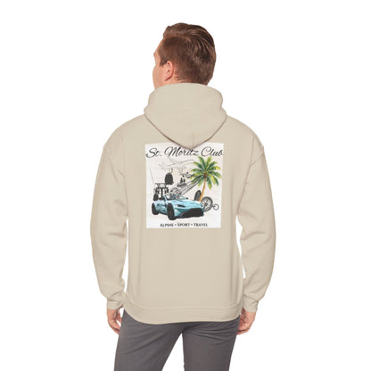 Vintage Travel Graphic Hooded Sweatshirt