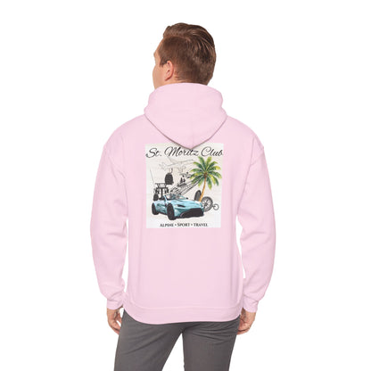 Vintage Travel Graphic Hooded Sweatshirt