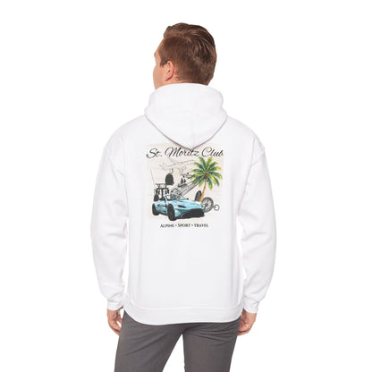 Vintage Travel Graphic Hooded Sweatshirt