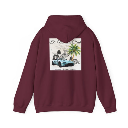 Vintage Travel Graphic Hooded Sweatshirt