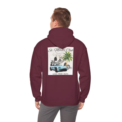 Vintage Travel Graphic Hooded Sweatshirt