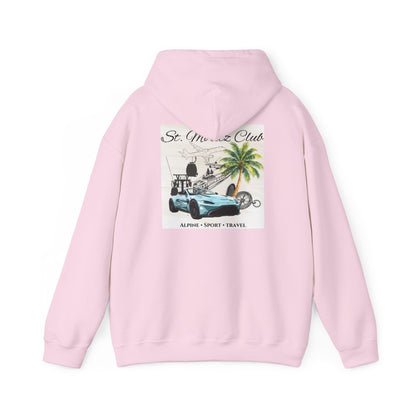 Vintage Travel Graphic Hooded Sweatshirt